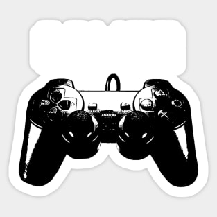 Vintage Game Controller Joystick Video Gamer 8Bit Sticker